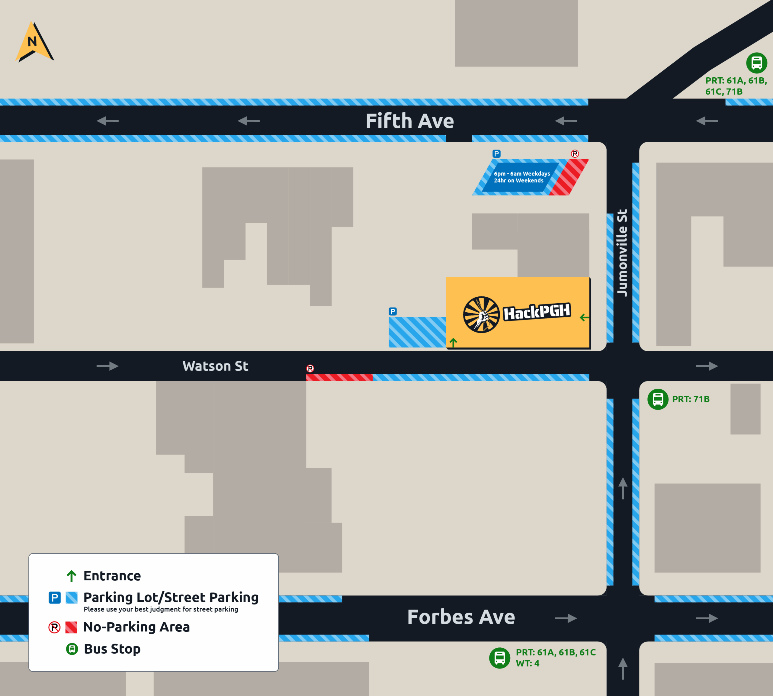 Map to HackPGH